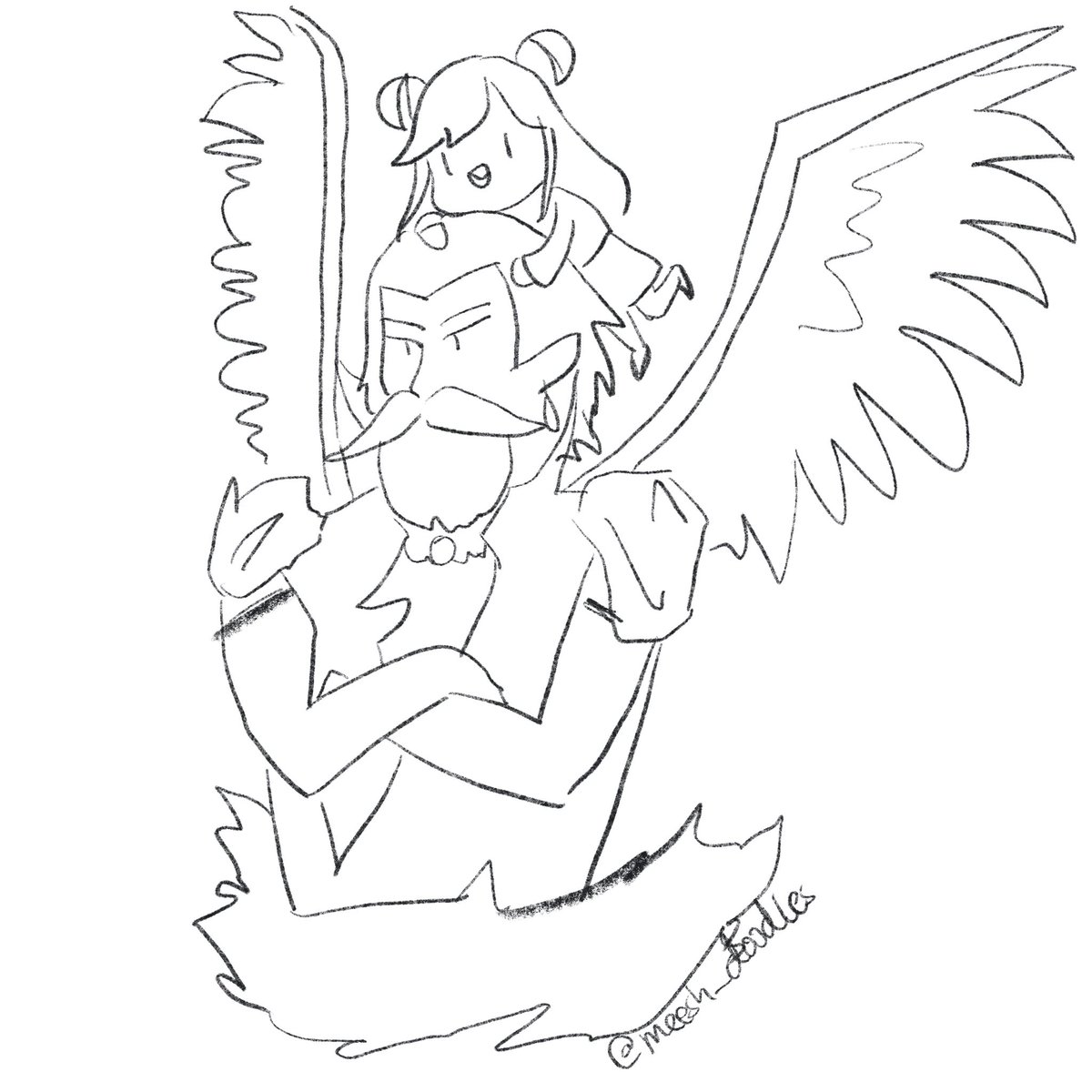 meesh_doodles's tweet photo. (Slight spoiler) Hello I’m hoping for this for 5.2 #ffxiv #FFXIVART https://t.co/VE9TVRxH5c