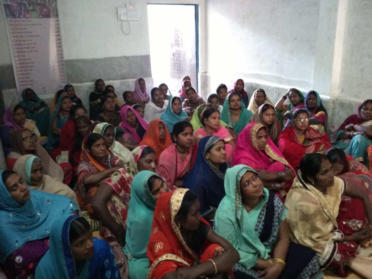 RGMVP's tweet photo. #WomenRising @RGMVP Block Organization Meeting at Sahabganj Block of Chandauli Distt.
Agenda: #MNREGA
#MemberContribution #sustainability #GenderEquity #SDGs #RGCT #India https://t.co/rFkTJuNcUa