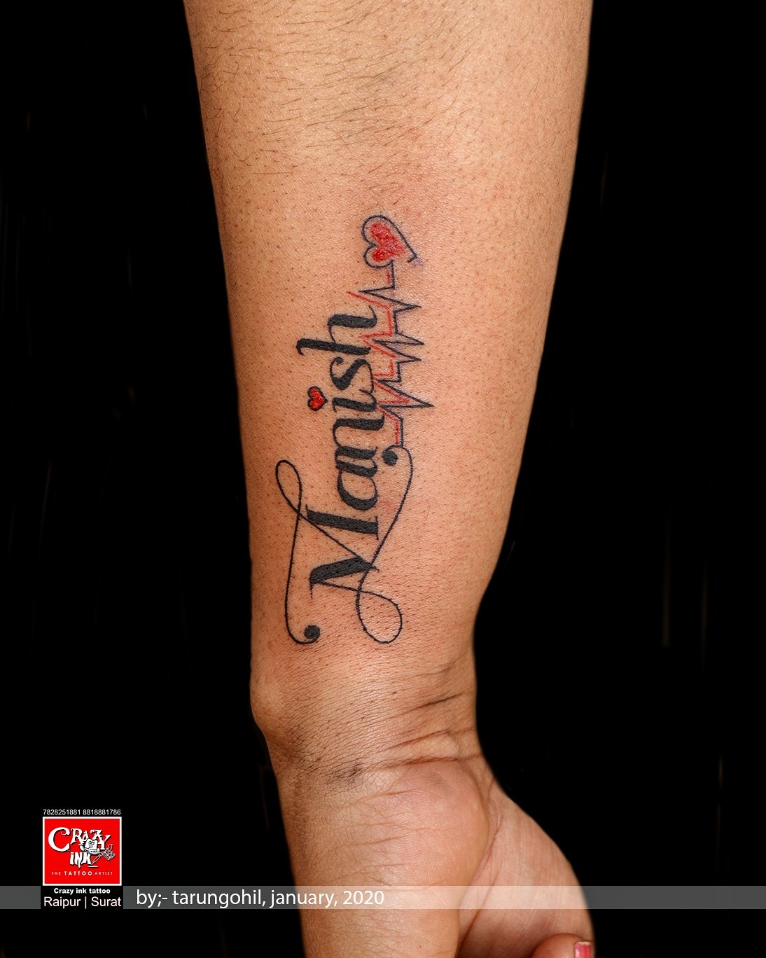 Tarun name tattoo  Nu ink tattoo zone  Tattooby Anshul  Contact us   9829431270  8118860214  tattoos tattoo ink inked tattooartist   By Nu ink tattoo zone  Facebook