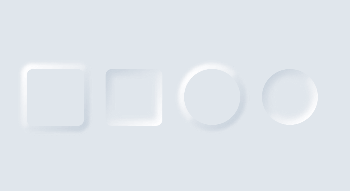 樋口泰行 ニューモーフィズムは 魔法のレシピやcss Niteで紹介したドロップシャドウを使った表現よりも この記事の方法の法が簡単で見栄えも良いです 複雑な形には使えないけど グラデーションとぼかしで光と影を作るのは思いつかなかった イラレ
