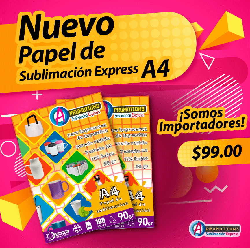 Sublimacionexp's tweet photo. 😱 ¡SOMOS IMPORTADORES! 

👉 Papel de Sublimación Express A4 Para Rígidos.
> $99.00

👉 Papel de Sublimación Express Para Textiles.
> $ 45.00

 #PapelA4 #Sublimación #SingleMug #PlotterSimpleCut

Contáctanos > https://t.co/h2LTWfJX4D
5519 5774 / 5538 4498 / 6798 8726 https://t.co/YpimMIOFYJ
