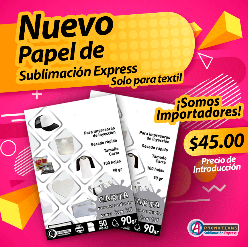 Sublimacionexp's tweet photo. 😱 ¡SOMOS IMPORTADORES! 

👉 Papel de Sublimación Express A4 Para Rígidos.
> $99.00

👉 Papel de Sublimación Express Para Textiles.
> $ 45.00

 #PapelA4 #Sublimación #SingleMug #PlotterSimpleCut

Contáctanos > https://t.co/h2LTWfJX4D
5519 5774 / 5538 4498 / 6798 8726 https://t.co/YpimMIOFYJ