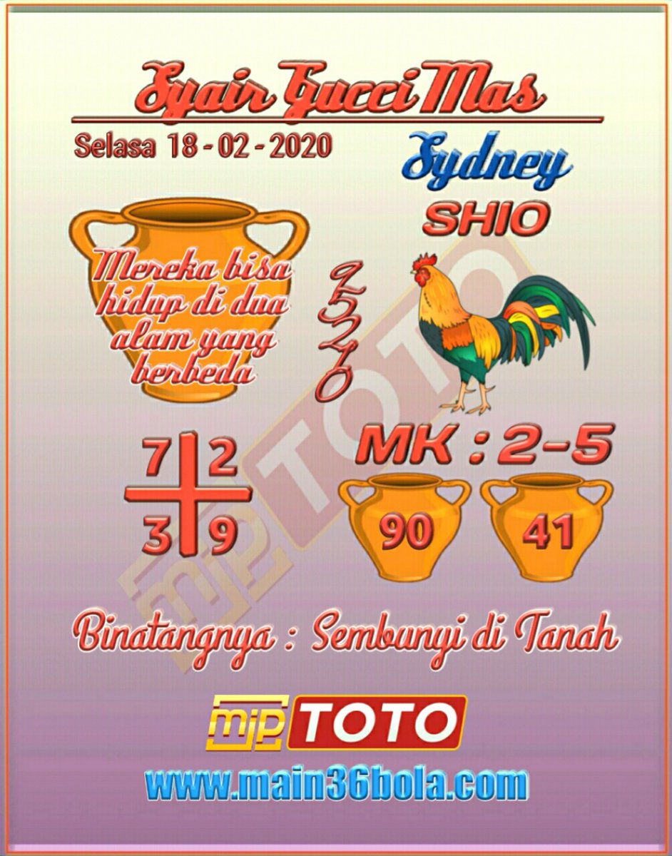hernisan2's tweet photo. Syair Sydney hari ini  18-2-2020
#mastertogel #togeljitu4d #togelhongkong #togeljitu #togelonline #prediksitogel #togeterpercaya #togelsidney #prediksidney #prediksihongkong #agentogel #togeljitu4d #togelhongkong #togelonline #jitutogel #angkajitu #mjptoto #mjptogel https://t.co/z7PnWiq59C