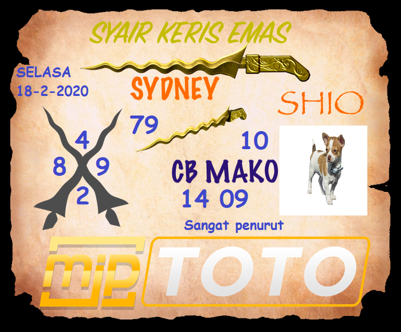hernisan2's tweet photo. Syair Sydney hari ini  18-2-2020
#mastertogel #togeljitu4d #togelhongkong #togeljitu #togelonline #prediksitogel #togeterpercaya #togelsidney #prediksidney #prediksihongkong #agentogel #togeljitu4d #togelhongkong #togelonline #jitutogel #angkajitu #mjptoto #mjptogel https://t.co/z7PnWiq59C
