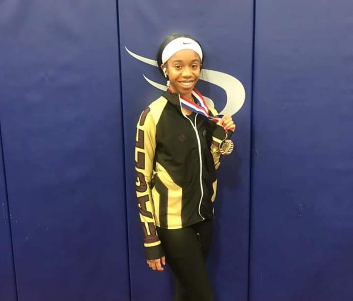 FDHS_TF's tweet photo. We are celebrating Miles Gray who placed 2nd in the 300m w/ a PR &amp; 3rd in the 500m at the MD 2A State Championships today!  Also, sending congrats to Victoya Smith for placing 3rd in the 55m w/ a PR &amp; the 300m!  Hard work pays off! You guys are amazing athletes! #FDHSTF https://t.co/N32OKe9pdN