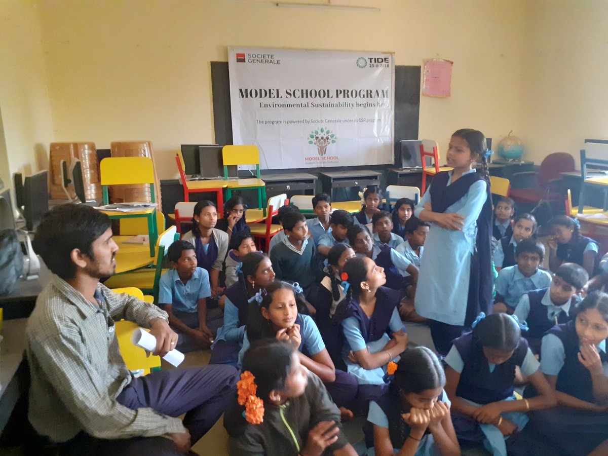 TIDE_NGO's tweet photo. The session of Energy Conservation for students from Grades 4 & 5 generated loads of energy! #ModelSchool nurtures children to become #AgentsOfChange for a sustainable future.
#IncubateInculcateInfluence #SparkSocialChange #CSR #SGGSC #TheFutureIsYou #CCTime https://t.co/JiolWkYysD