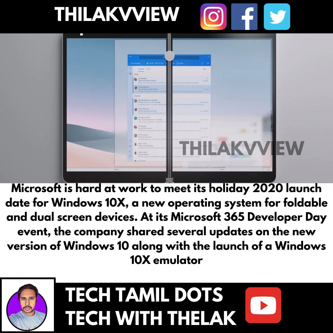 ThilakVView's tweet photo. Follow @thilakvview
#upcomingphones #android #tamiltech #thilakvview #technology #tech #techtamil #youtuber #youtube
#androidtricks #vivov19 #vivo #v19 https://t.co/nHNuB7dbWp