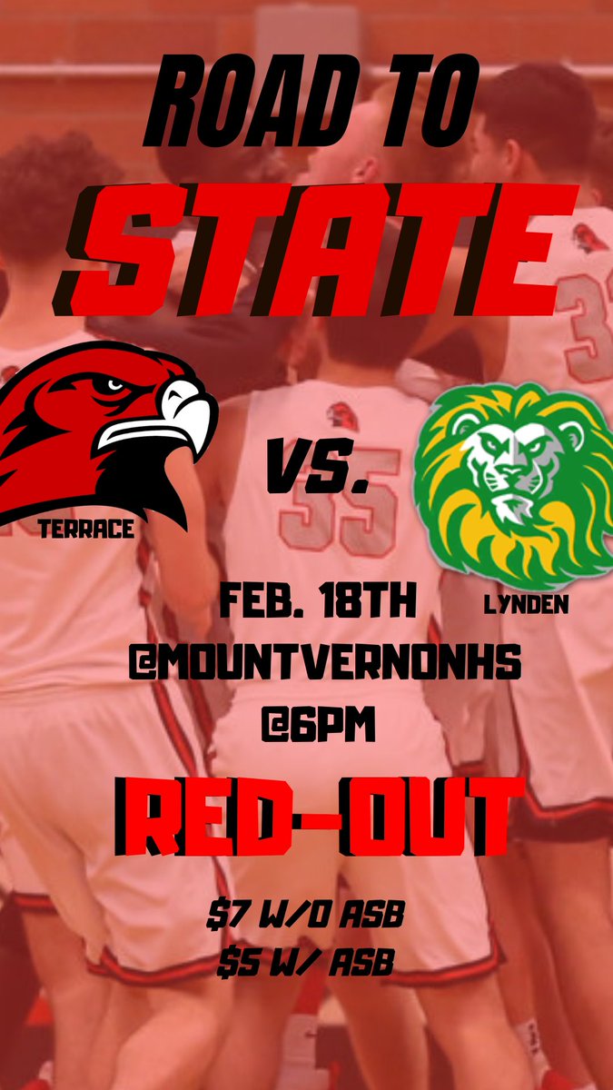 rowdy_rooters's tweet photo. The boys are playing Lynden at Mount Vernon HS tomorrow at 6pm. We need to pack the stands and BE LOUD! Road to the dome still continues 🤪💪🏽💪🏽 #TerraceTerritory https://t.co/d5ieriQKvs