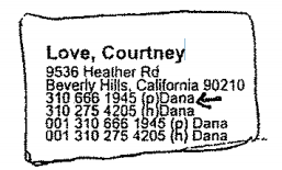 As an aside, scammer of the stars, Dana Giacchetto, who Sachs was in business with is most likely the "Dana" listed under Courtney Love's name with an arrow pointing to it in the black book. He died in 2016 of a drug overdose.  https://www.nydailynews.com/entertainment/gossip/confidential/disgraced-stockbroker-stars-dana-giacchetto-dies-article-1.2671892