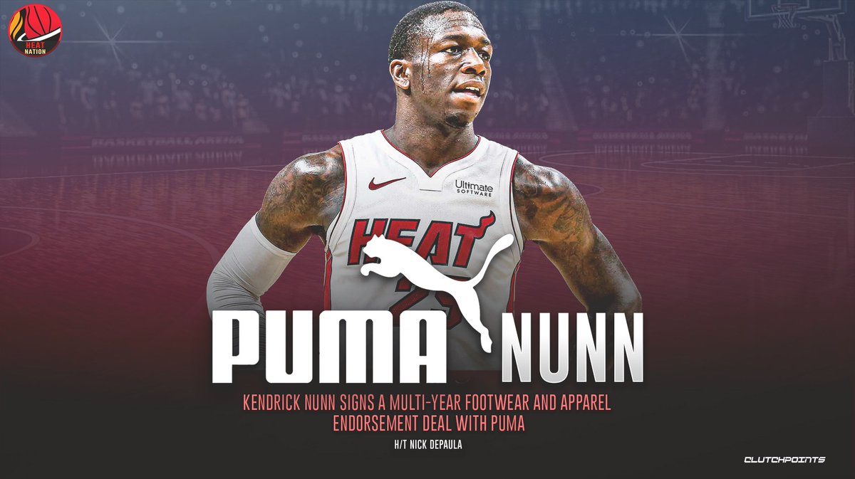 Kendrick Nunn is the newest member of the growing Puma Hoops fam! 🔥👟  #HEATTwitter #Heat