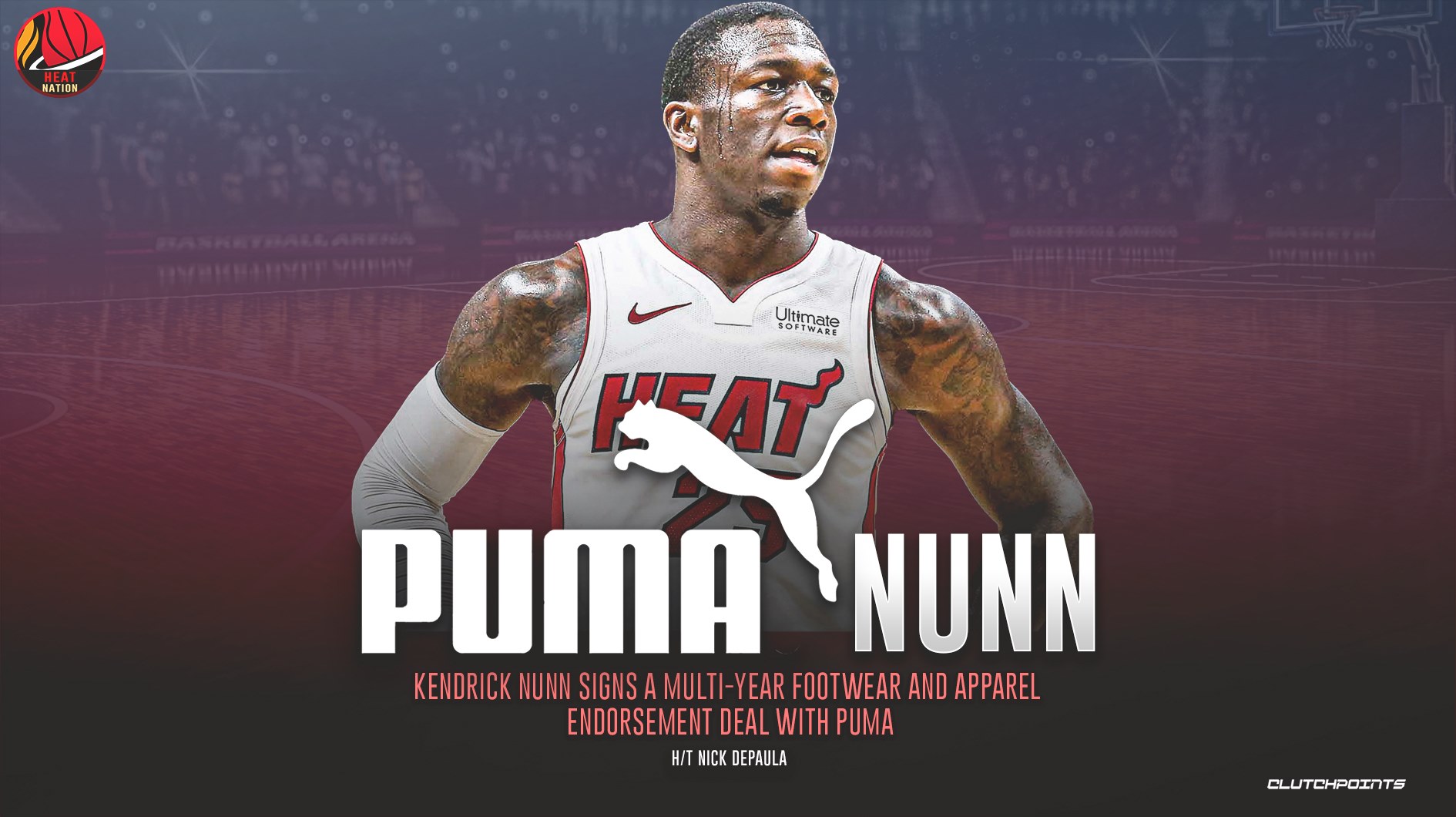 توییتر \ Heat در توییتر: Nunn is the newest member of growing Puma Hoops fam! 🔥👟 #HEATTwitter #Heat https://t.co/P9XmviOyFG»