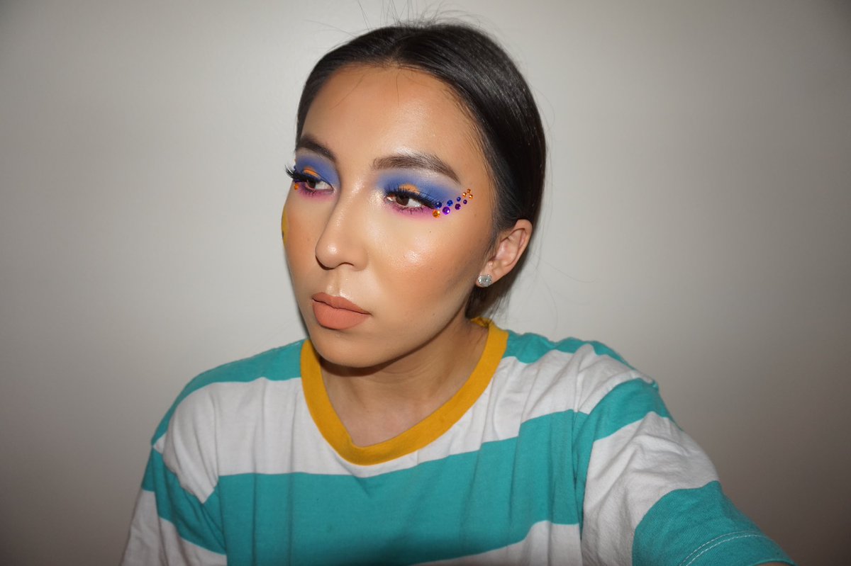 JKBeauty08's tweet photo. THAT’S MY EGO 🤪 Had to do a makeup look inspired by the music video for Ego to celebrate Hobi’s birthday! 💙🧡💛💜 #HAPPYJHOPEDAY #HappyHopeTime #HOSEOKDAY #EgoIsHere #HopeWorldInspired https://t.co/ft9HMKHoqa