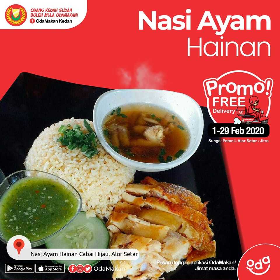 Odamakan En Twitter Oghang Loqstaq Wuish Odamakan Nak Bagi Free Delivery Kalau Terasa Nak Makan Nasi Ayam Hainan Cabai Hijau Guna Ja App Odamakan Kami Hantar Terus Tanpa Kos Penghantaran Nekmattttt Odaje