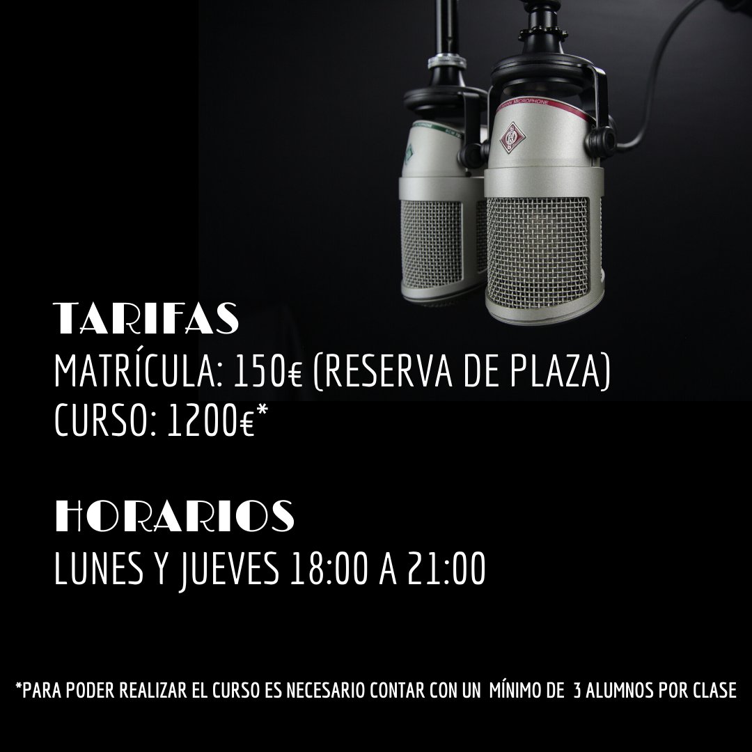 aula_radio's tweet photo. ¡No te lo pienses mucho! Empezamos en Abril 💪🏻 https://t.co/H8BlNK4wSf