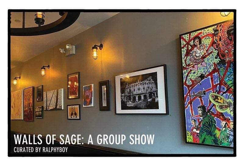 Next Thursday Feb. 27, closing reception for this group #art #exhibit I have two pieces in this #artexhibition #sagerestaurant in #Brooklyn