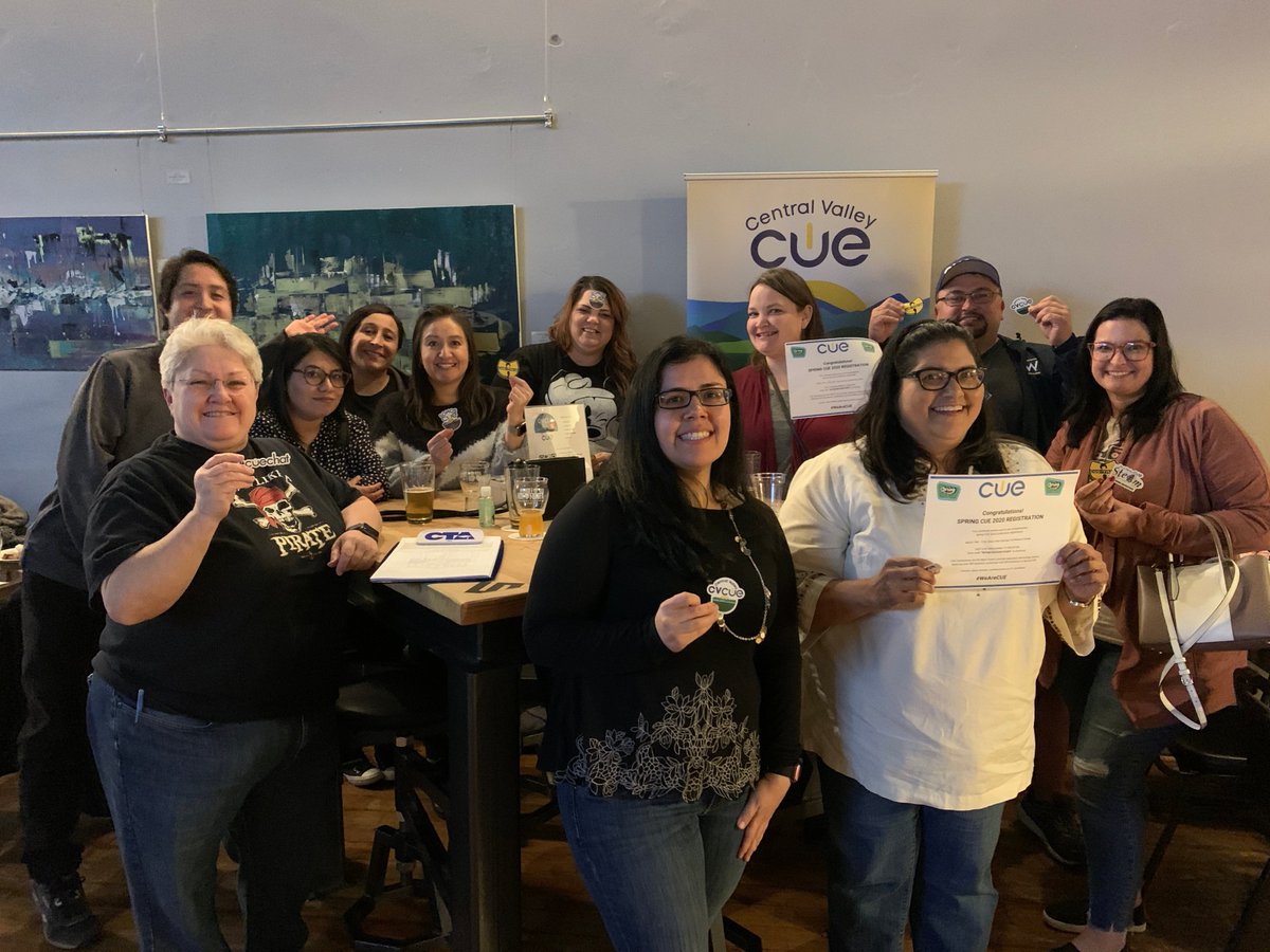 cvcue's tweet image. Congratulations to Rosalie Rodriguez &amp;amp; Christy McCreary for each winning a free registration to #SpringCUE! It pays to attend our #CVCUERoadTripMixers

Thanks to everyone who came out tonight!

Where should we host our next @CVCUE Mixer? 

#SomosCUE
#WeAreCUE 
@cueinc