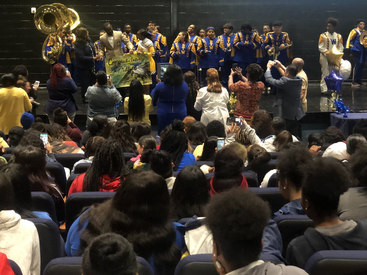 Artsdriven's tweet photo. Congratulations to @_cphilli2 for being named the Secondary High School Principal of the year! We love you!!! #SuccessTheWashingtonWay #BTWProud https://t.co/oePyeIVrae