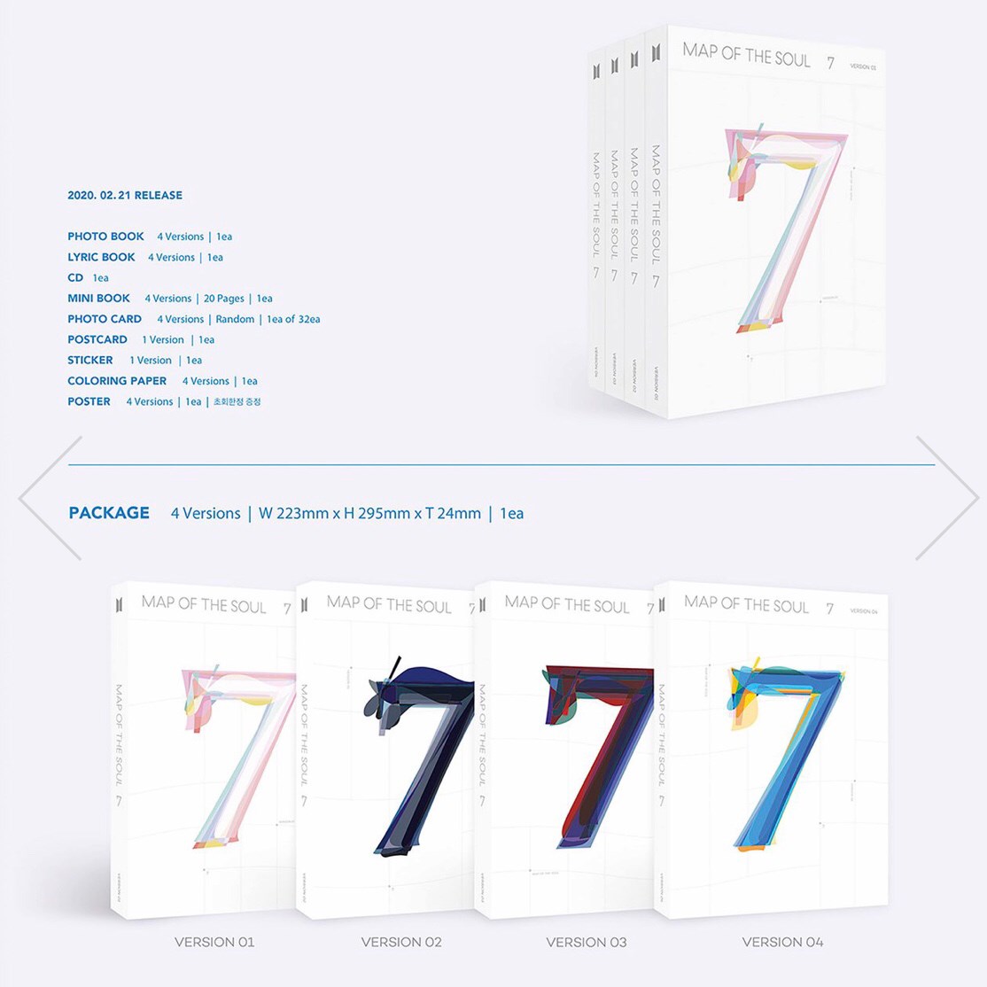 grogiuss's tweet photo. ✨PO 3 ALBUM BTS MOTS 7✨
(bisa pilih versi)

💸200k (dp 100k)
✔ ems + tax
✔ fullset sealed
✔ poster
✔ gift weply

Open 10 slot
📆Close kalau slot sudah terpenuhi
📦Eta 2-4 minggu

Pembayaran via bri/dana https://t.co/ryVOvcTnFC