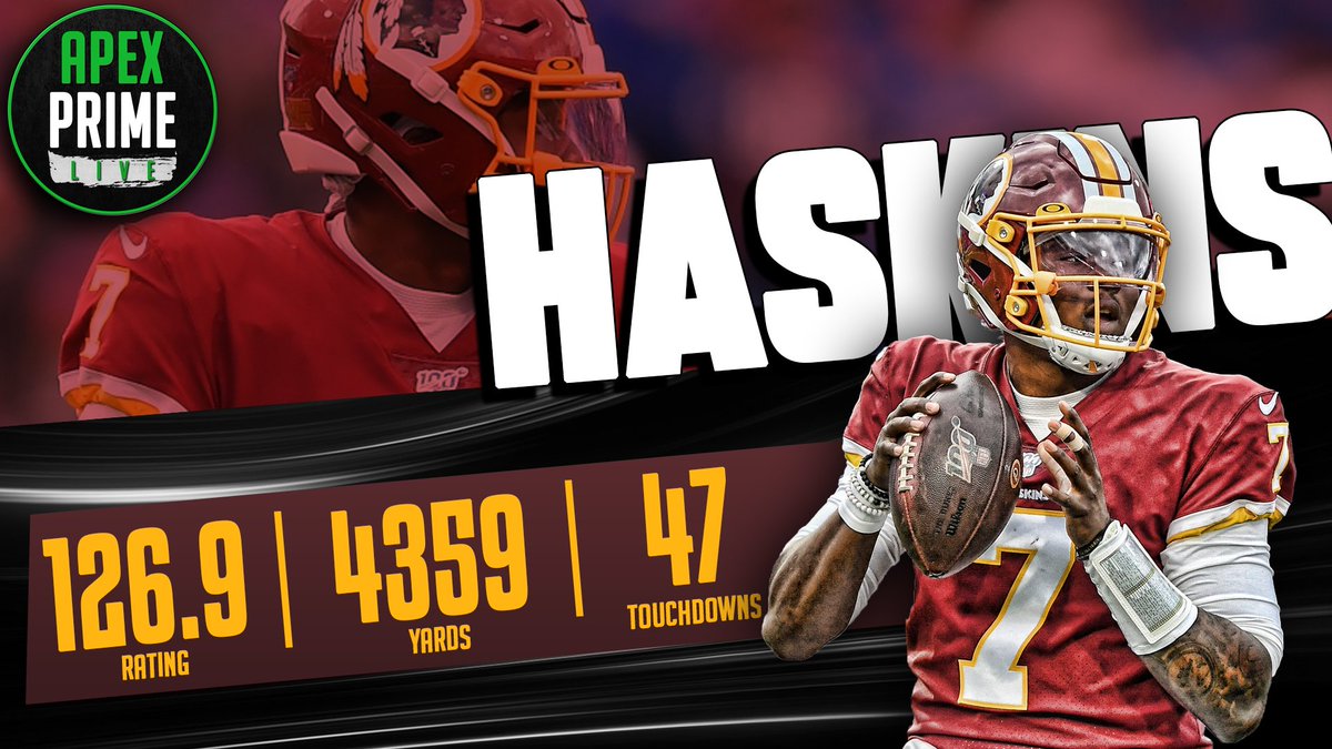 APEX_Madden's tweet photo. Now look at the other side of the ball. Rookie Haskins is proving teams wrong for not drafting him earlier. Putting up insane numbers. @leaguecrawler @EA_KRAELO
 #franchisenation #esports #SupportSmallStreamers #nfl #NFLDraft #XboxOne #YouTube #YouTuber https://t.co/P5Ppyixv6k