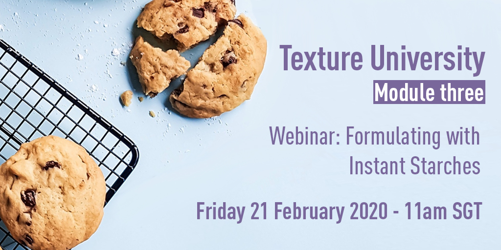 tateandlyleplc's tweet image. On Friday our #TextureUniversity webinar series steps back  to module three, Formulating with Instant Starches, with unique insights specifically tailored for food formulators in the Asia-Pacific region. Register here and tune in at 11am SGT! ow.ly/kMSH50yomvf