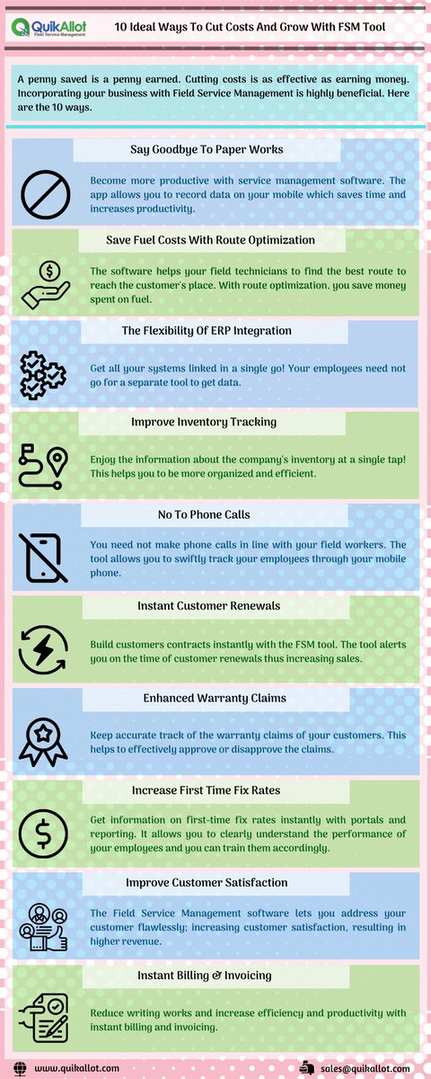 owc_my's tweet image. How #FieldServiceManagementTool Can Help You Cut Cost And Increase Revenue : bit.ly/2V2iCUq
#FieldServiceMobileApp #JobSchedulingSoftware #TaskManagementApplication #WorkforceManagementApplication #Infographics