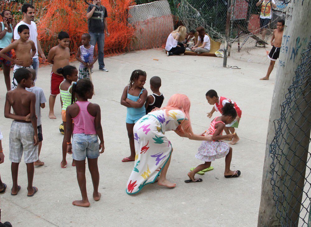36. lady gaga attacking an underprivileged child and then hailing satan