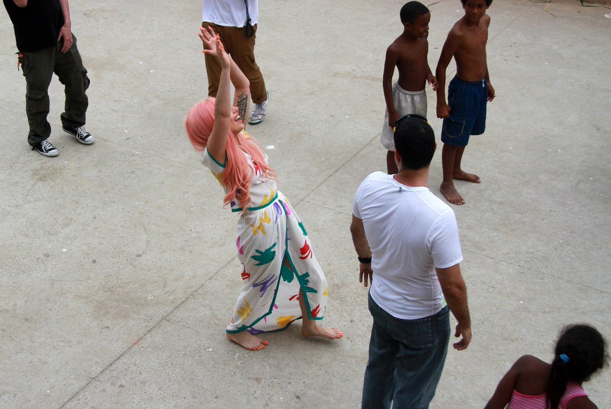 36. lady gaga attacking an underprivileged child and then hailing satan