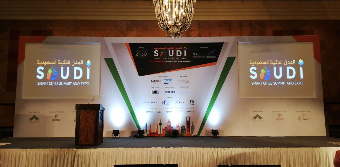 explore_events's tweet photo. Explore Exhibitions &amp; Conferences LLP takes immense pleasure in welcoming all the delegates and the eminent speakers to the Day-1 of SAUDI SMART CITIES SUMMIT &amp; EXPO , currently going on @Jeddah Hilton Hotel!!
Stay connected for more updates as the sessions take off!! https://t.co/1QbW4RKPRQ