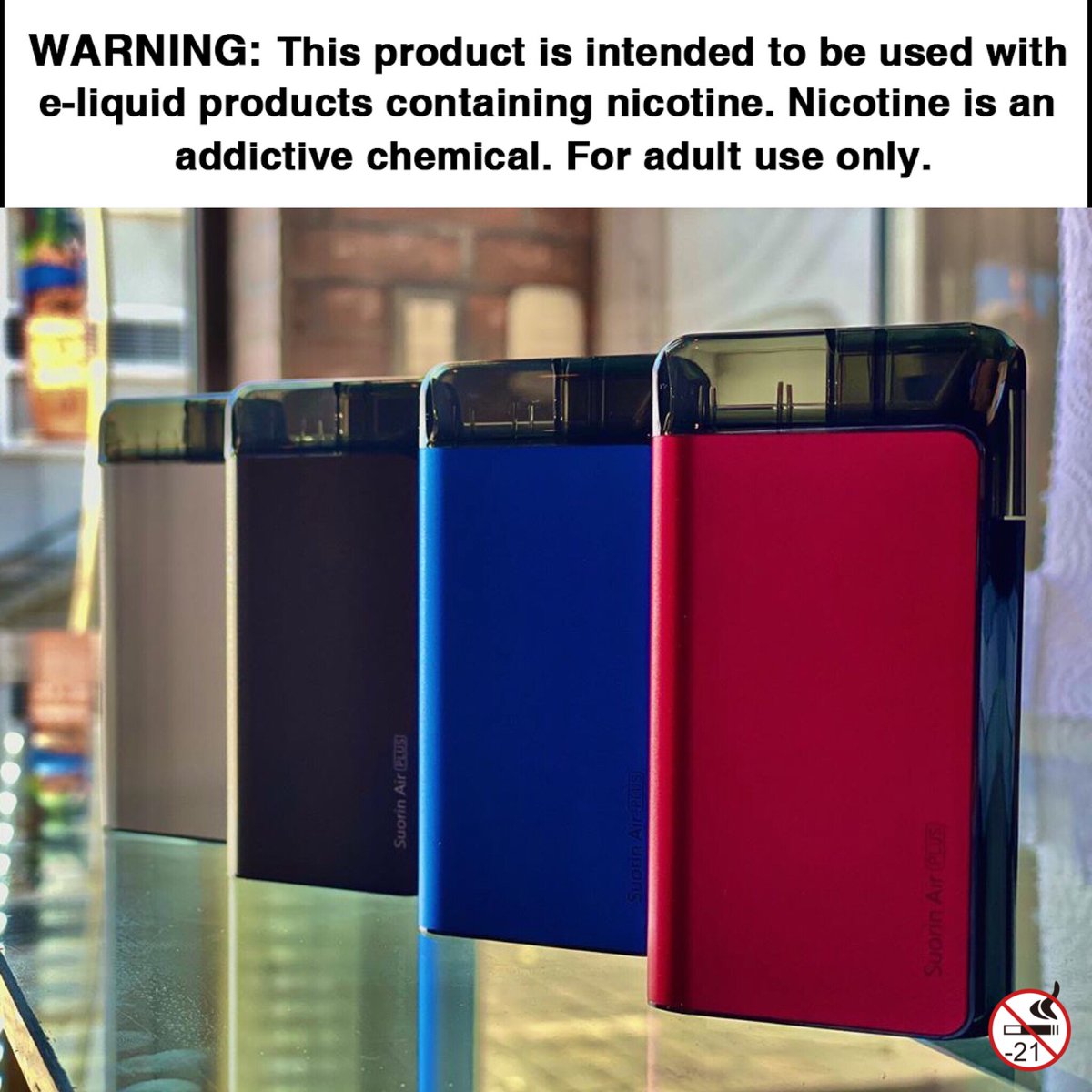 What’s color of your current #SuorinAirPlus?

⚠️WARNING: This product is intended to be used with e-liquid products containing nicotine. Nicotine is an addictive chemical. For adult use only.

(cr. IG@vapemeupgt)