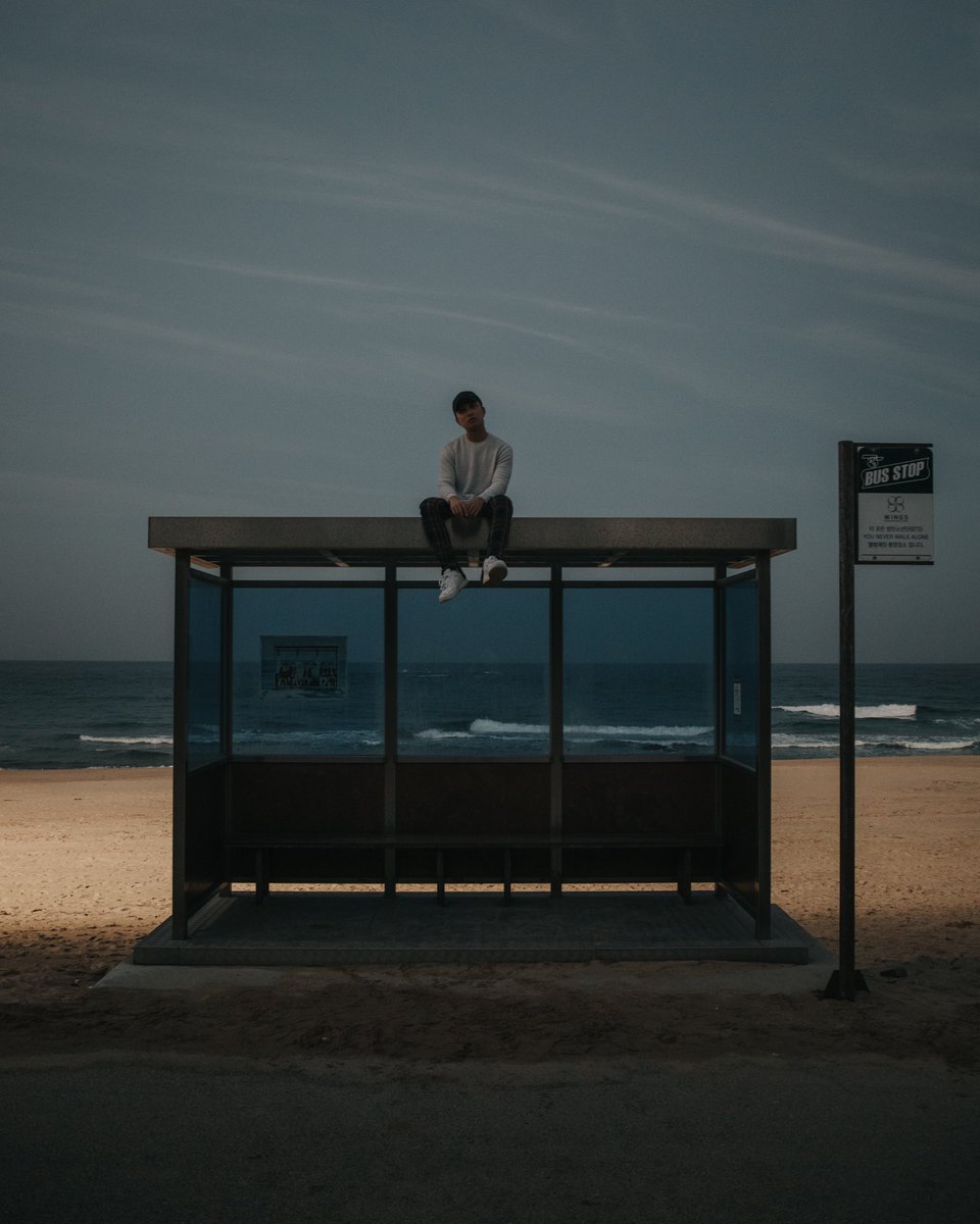 leeyikkeat's tweet photo. A few photos I’ve taken at the famous @BTS_twt bus stop, I must say it’s such a vibe when the sun is setting 📸 https://t.co/sBRPGbLqmi
