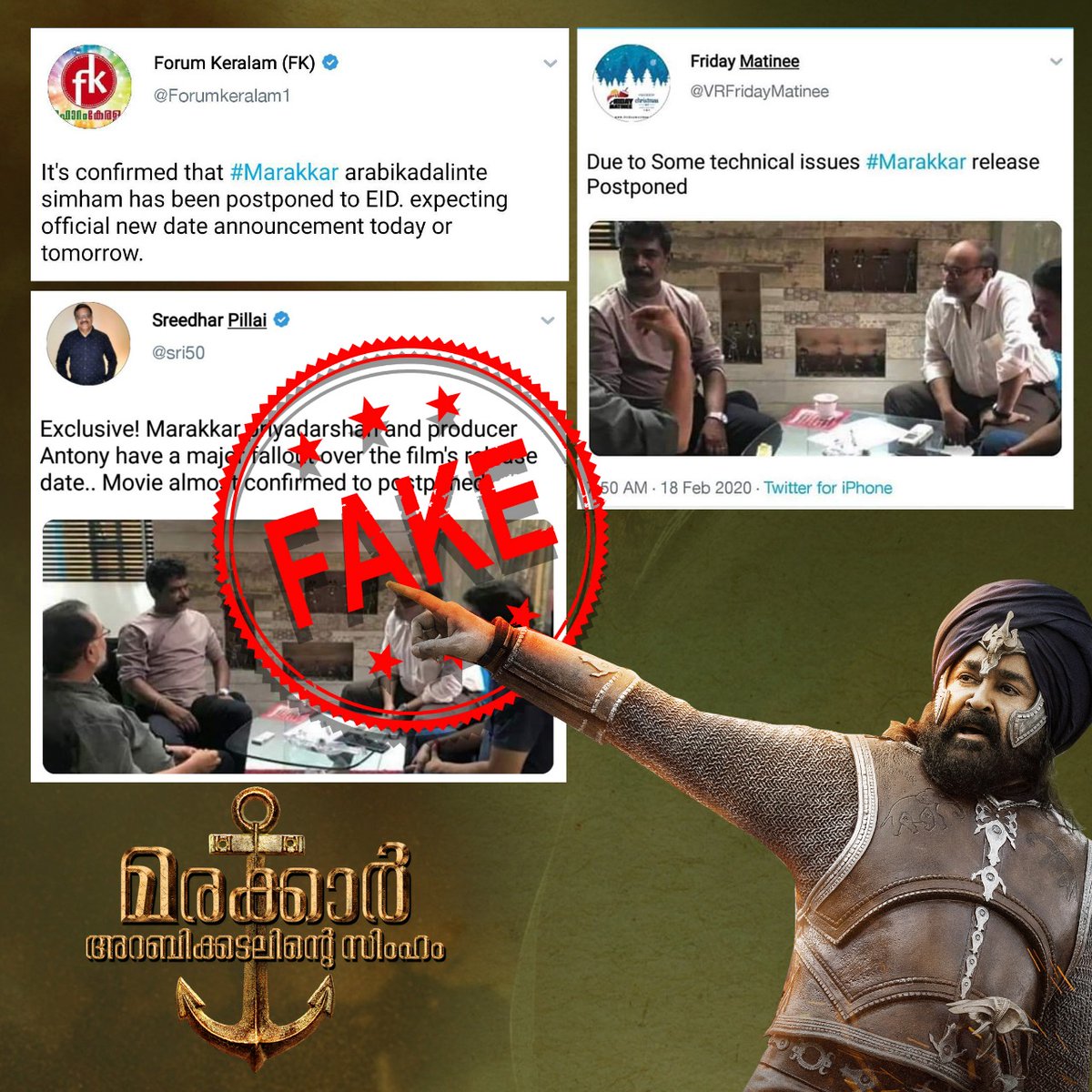 MohanlalMFC's tweet photo. അന്ത ഭയം, പുടിച്ചിരുക്ക് തമ്പി 😆😆

Massive planning of degrading begins from so called actor fans.. 💧💧

Poy un maamikk mavatre vele paaru 😁😁

#MarakkarArabikadalinteSimham https://t.co/NLRZhDQGss