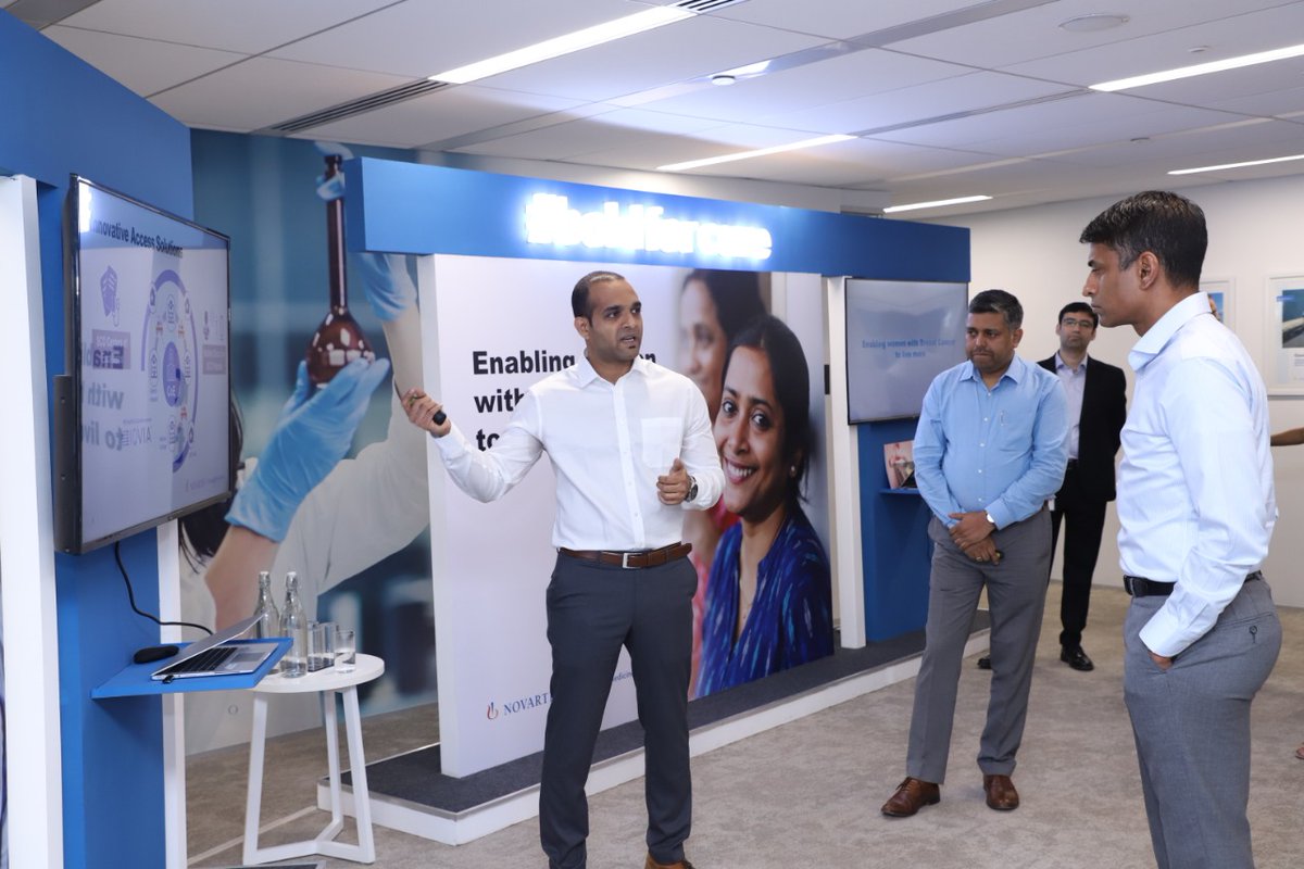 NovartisIndia's tweet photo. We had a great time sharing how we are #ReimaginingMedicine and bringing #InnovationAtWork with our CEO @VasNarasimhan.

We are #OneNovartis.

#VasinIndia https://t.co/XC13JjuU56