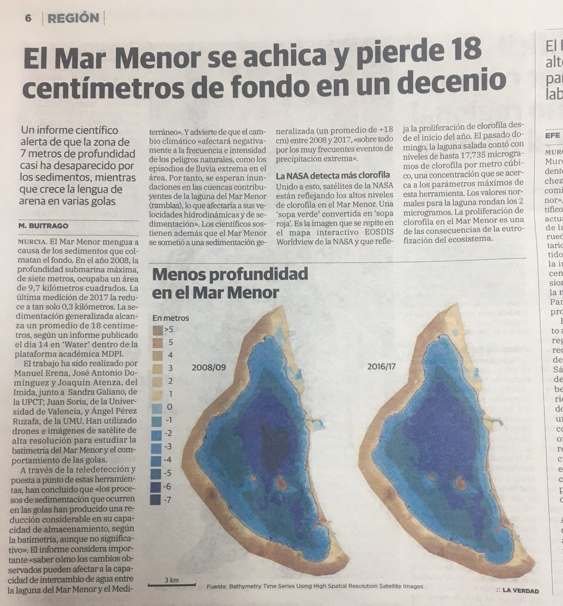 RosaRodaNews's tweet photo. Un nuevo estudio científico (UMU, UPCT, Imida y Universidad de Valencia) señala al regadío intensivo y las malas prácticas agrícolas que son competencia exclusiva de la CARM que sigue sin asumir responsabilidades y sin adoptar medidas realmente eficaces en el Mar Menor. https://t.co/TLiware7Cn