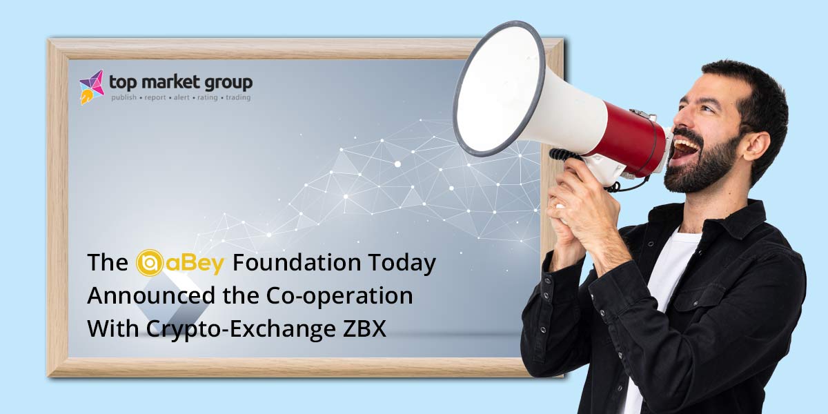 The ABEY Foundation today announced the cooperation with crypto-exchange ZBX.

To Get More Information Click Here 👇
bit.ly/2SUdoHj

#Crypto #Crypto_Exchange #ZBX  #Blockchain #ABEY
#Blockchain_technology #ABEY_Foundation
#Crypto_Currencies <a href="/zbx_com/">ZBX</a> , <a href="/topmarketgroup/">topmarketgroup.com</a> .
