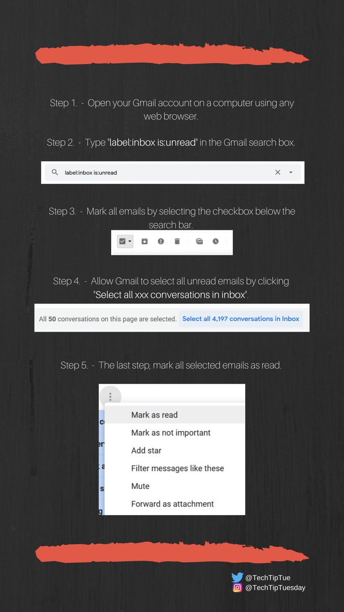 TechTipTue's tweet image. Never miss an email. Follow these simple steps. 
#techtiptuesday