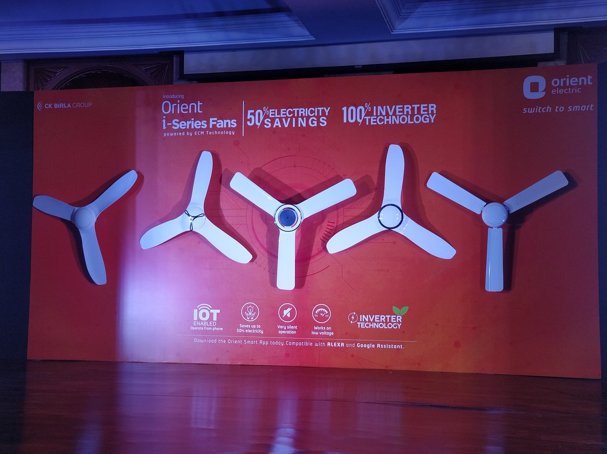 Presenting the new #iseriesfans from <a href="/orient_electric/">Orient Electric</a> 
The iFloat, iFloral and the starter model Hector 500. #FanOfSavings 

These fans are aimed at reducing the energy consumption by upto 50%, deliver more air, look classy and more.