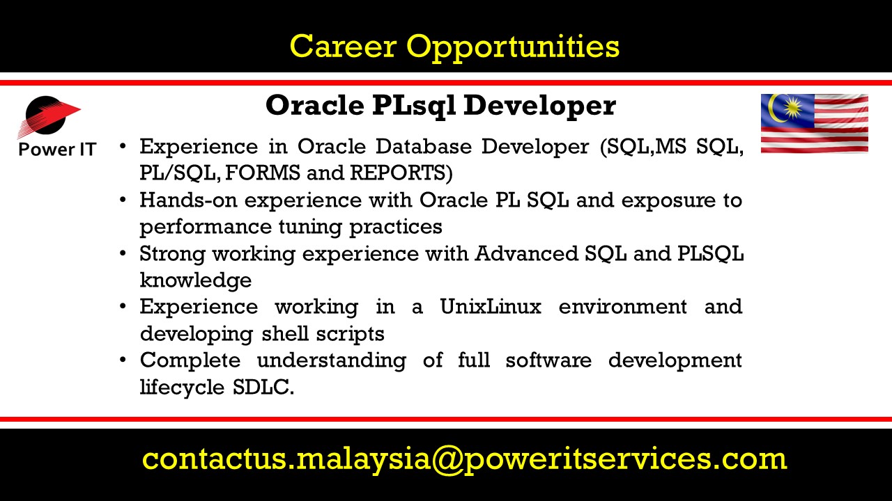 It jobs malaysia on twitter we have an excellent opportunity for