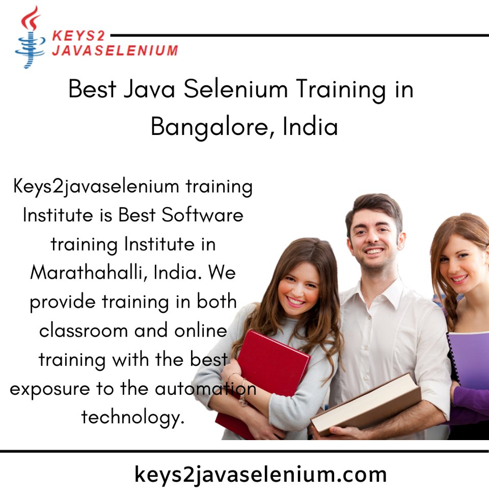 JitendraKeys2's tweet photo. Keys2 Java Selenium
#Automation_Selenium_in_Marathahalli
#Best_Core_Java_Training_in_Marathahalli
#Best_Selenium_Training_in_Marathahalli
Phone: 9538883278
Email: mail4jiten@gmail.com
Website: https://t.co/skjDVl27YH https://t.co/xMiDP08Dpj