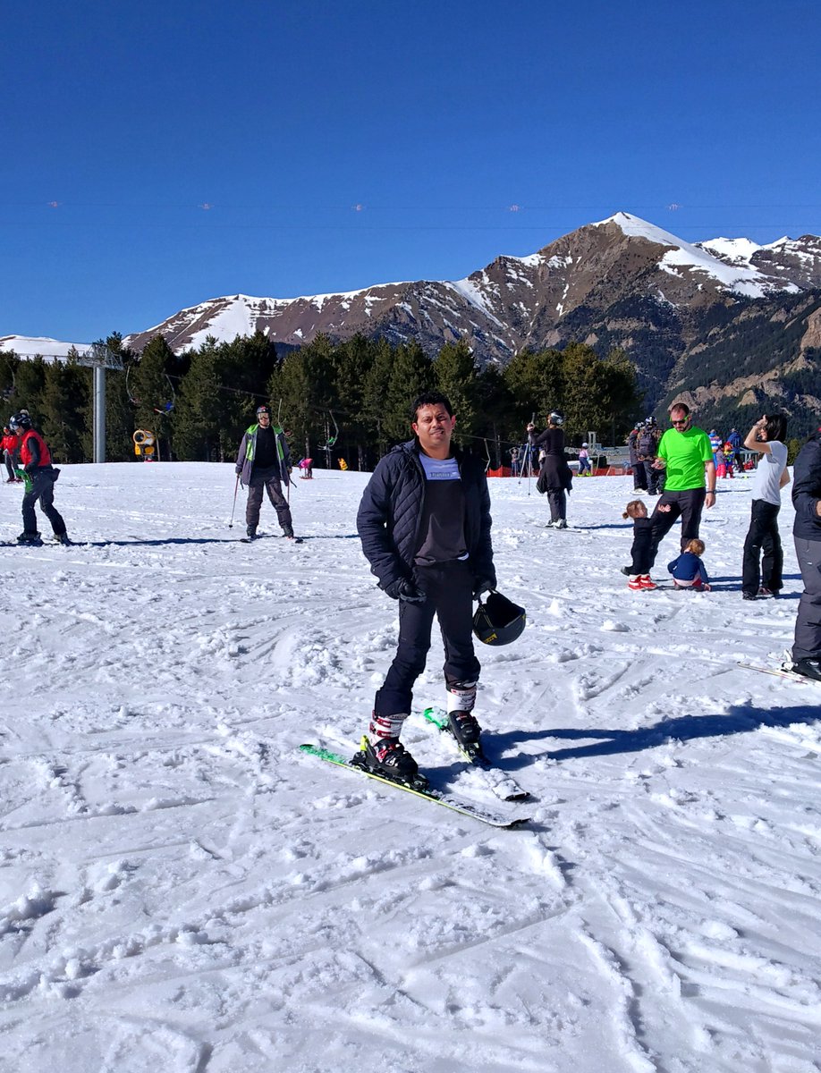 Skiing in Andorra...