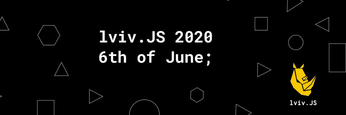 LvivJS's tweet image. 🦏#LvivJS returns to become your favorite conference of 2020! #LvivJS2020 is a good chance for developers to discuss the future of the JavaScript ecosystem and the latest technologies. 
More about #LvivJS2020 - facebook.com/events/1715809…