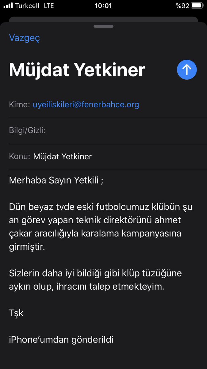 cadillacjack89's tweet photo. Dün yapılan tüzüğü alenen yok saymaktır.Cezasıda klüpten atılmaktır.. #mujdatyetkiner. https://t.co/wssyUpBs5j