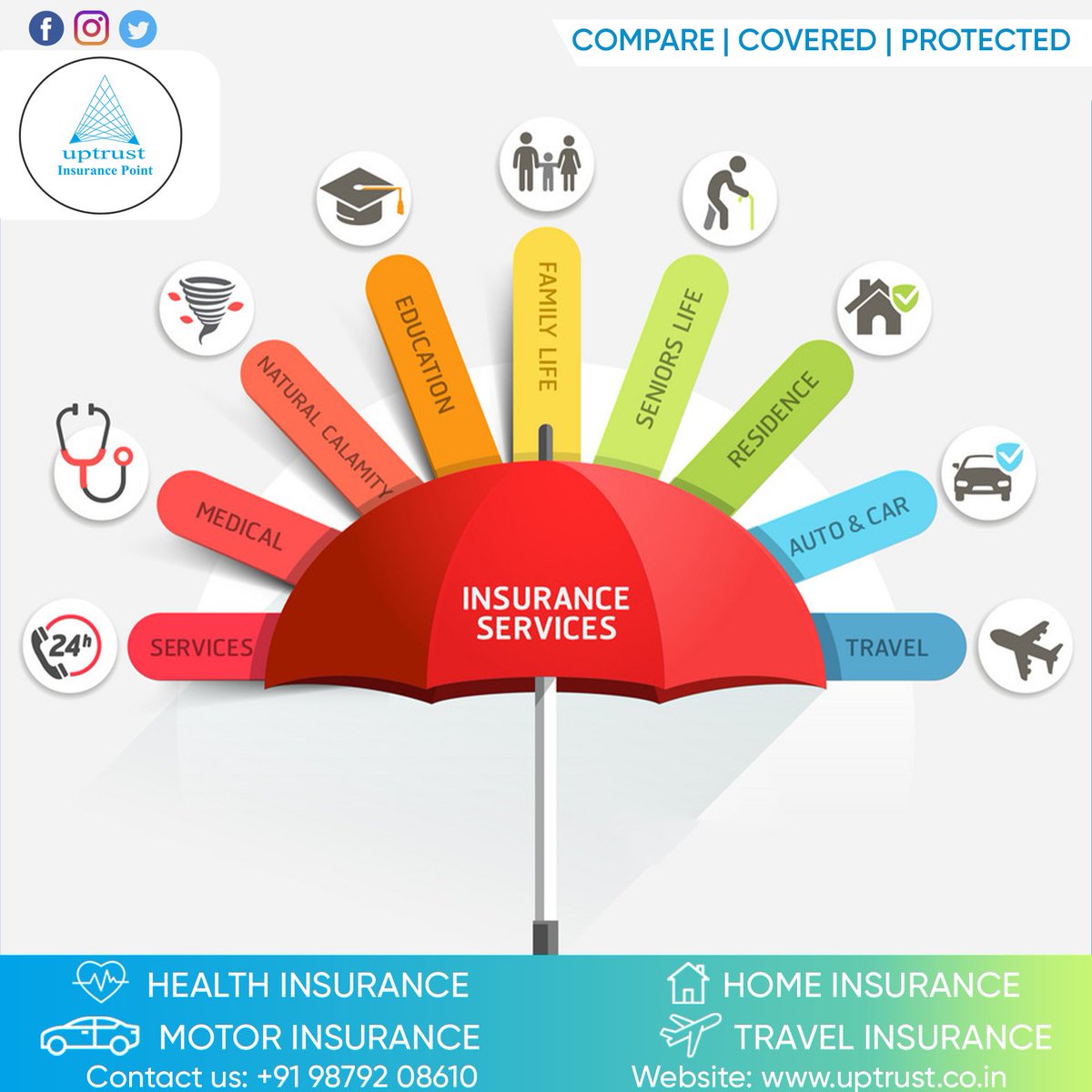 UptrustPoint's tweet photo. Insurance is a contract, represented by a policy, in which an individual or entity receives financial protection or reimbursement against losses from an insurance company. Here we are to serve you the best of each service.
- uptrust Insurance Point
#uptrust #UptrustInsurancePoint https://t.co/j3TxQxIklS