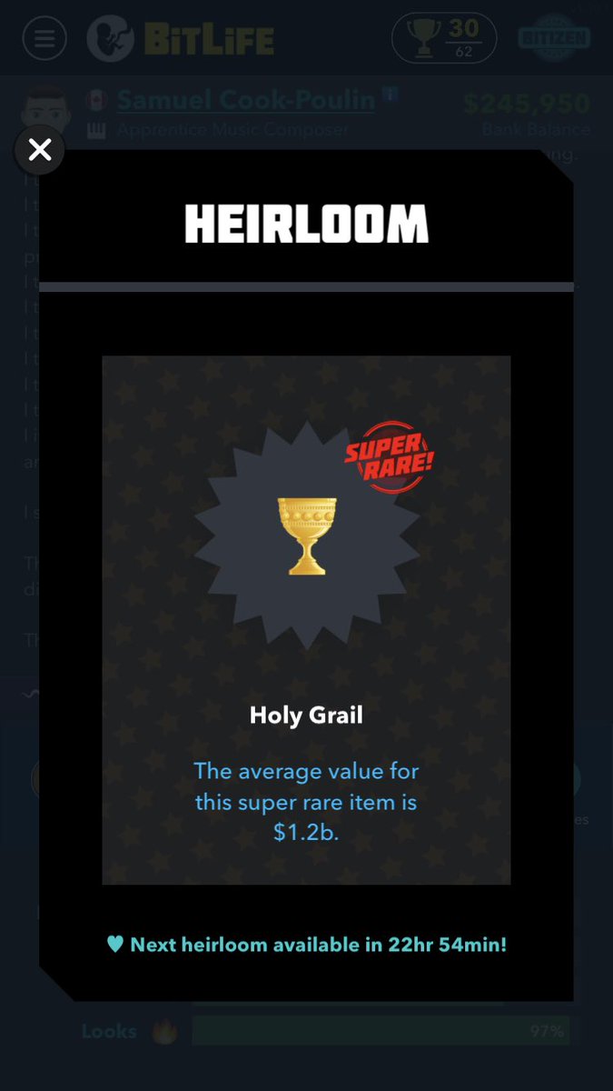 I never given away a family heirloom so fast 😂😂😅😅
<a href="/BitLifeApp/">BitLife</a>