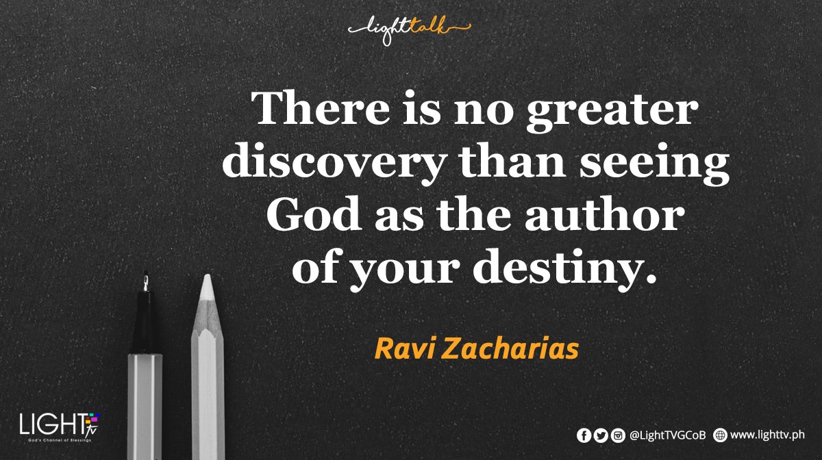 lighttvofficial's tweet photo. God is the author of your destiny!
#LightTalk
#LightTVPH https://t.co/atd8YiQeQA