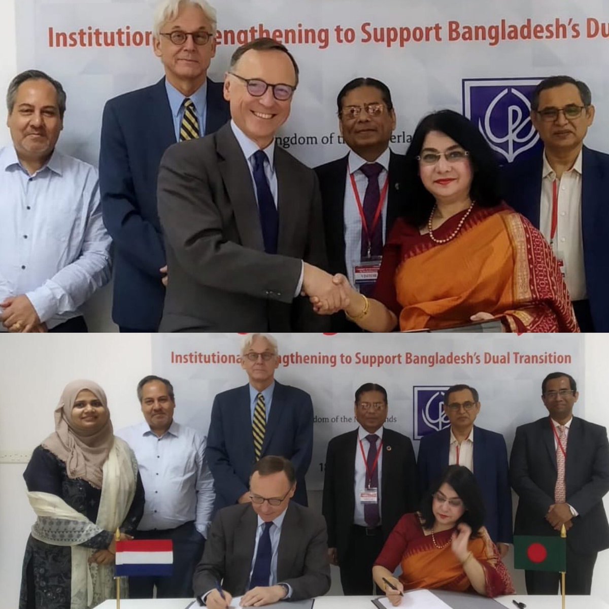 Pleased to sign off on Dutch support for @cpdbd . 🇳🇱 NL and 🇩🇰 DK join hands. Independent contributions to dialogue and critical policy research are vital for 🇧🇩 to become a MIC.  @FahmidaKcpd @DebapriyaBh @MustafizurRh to @cpdbd  @FahmidaKcpd @DebapriyaBh @MustafizurRh @DKAmbBD