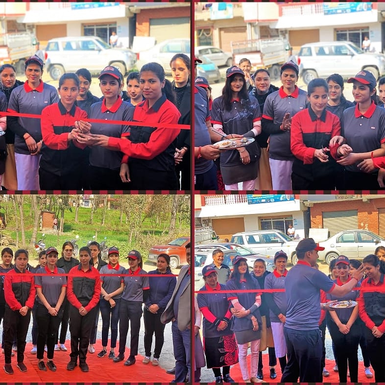 Simlaautomandi's tweet photo. #mplus2020 Mega Camp day-2 inauguration done by Pink Collar team with all Female staff of SAPL https://t.co/BjLLzAAv7I