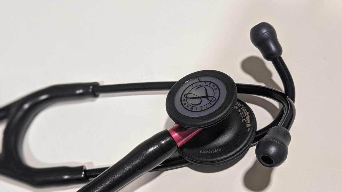 ratweetzz's tweet photo. My new partner😍😍😍.
Thanks for the gift one who sent it all the way to Korea🙏🙏🙏
#RedStem
#BlackEdition
#CardioIV
#Littmann https://t.co/ERpt7Cy9tw