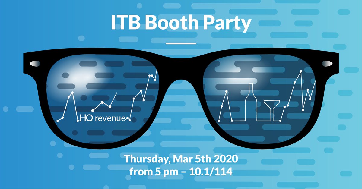 Are you already excited as we are about #ITBBerlin? Stop by for our booth party with @fairmas_gmbh and <a href="/apaleotech/">Apaleo</a> on Thursday, Mar 5th 2020 from 5 pm, in Hall 10.1/Booth 114, and bring a successful show day with good conversations to an end and enjoy after-show drinks! #WeLoveRM