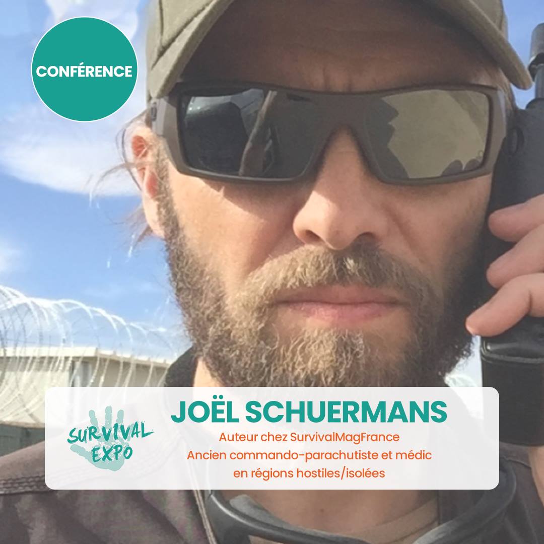 Et si cette année, vous veniez rencontrer Joël Schuermans, auteur chez <a href="/SurvivalMagFR/">SurvivalMagFrance</a>, ancien commando-parachutiste et médic en régions hostiles/isolées !
#conference #survivalisme