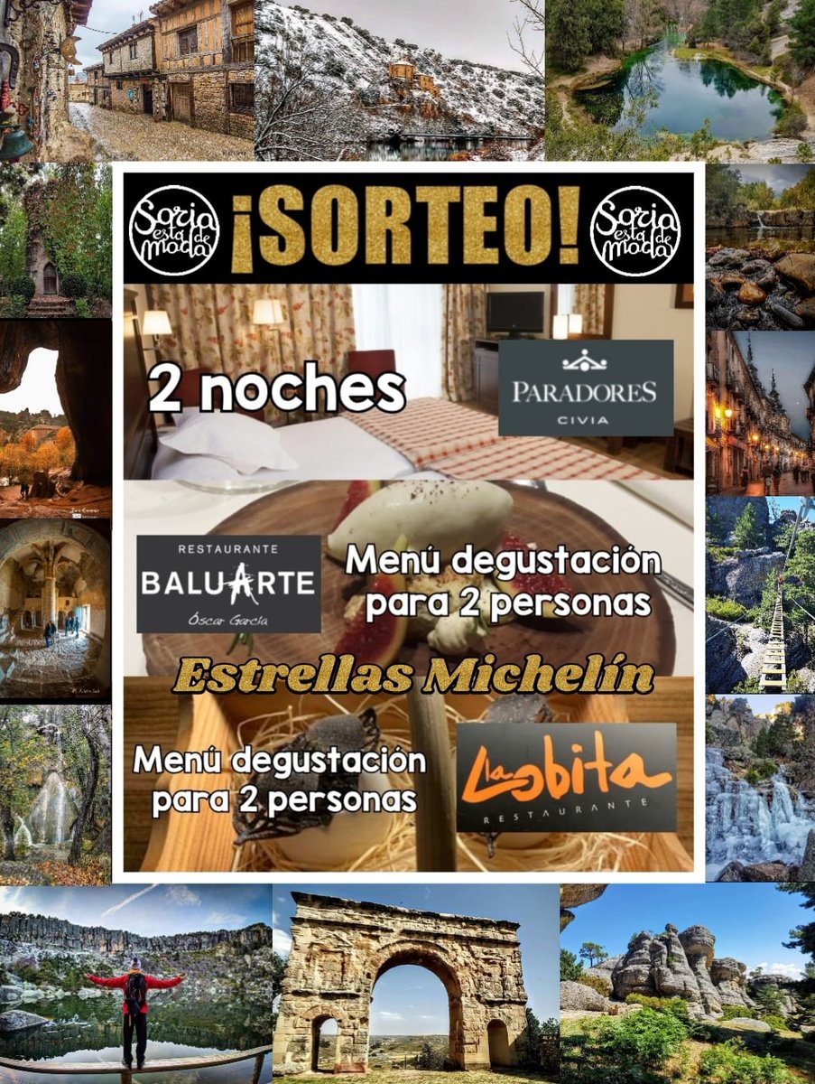 Soriaestademoda's tweet photo. ¡GRAN #SORTEO 100.000 SEGUIDORES!
¿Aún no participas? ¡Aquí tienes un recordatorio!
#Tres #Pasos muy sencillos:
1- Dale a seguir a nuestro perfil 
@Soriaestademoda y @ResLaLobita
2- Me gusta, etiquetar con @ y RT
3- Visitar las web
https://t.co/mbMYDueoLR
https://t.co/Y7LMRYYwrU https://t.co/nNLcugfVWU